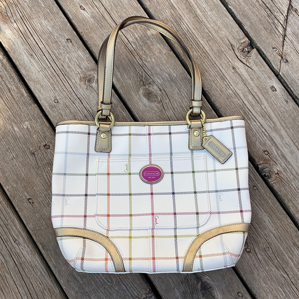 Coach Peyton Tattersall Tote